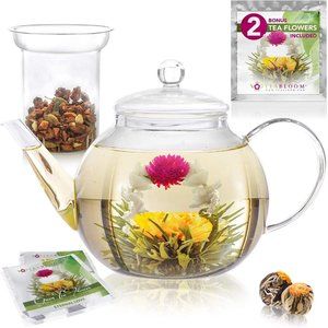 2-in-1 Stovetop & Microwave Safe Tea Kettle and Tea Maker